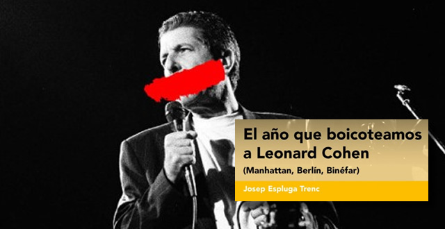 Josep Espluga Trenc presenta 'El año que boicoteamos a Leonard Cohen. (Manhattan, Berlín, Binéfar)'